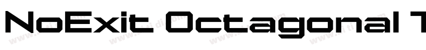 NoExit Octagonal Tes字体转换